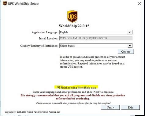 ups worldship|Install WorldShip .